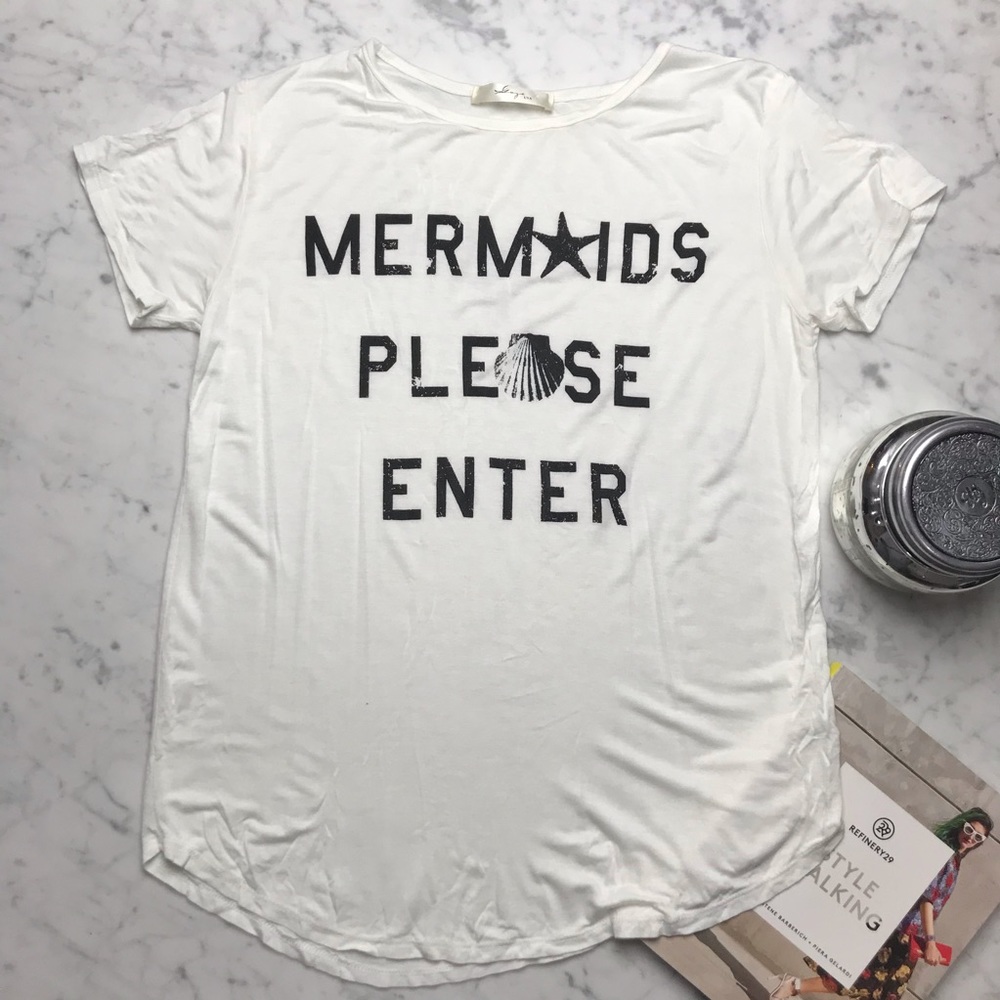 Gaze USA Mermaids Please Enter Short Sleeve Shirt